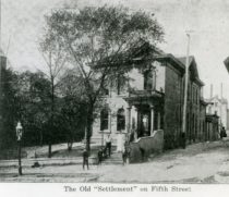 The second version of The Settlement was quite similar to the first, but was larger to accommodate more people. The building has since been demolished. Photo courtesy of the Jewish Museum Milwaukee.