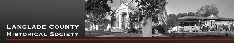 langlade county historical society logo