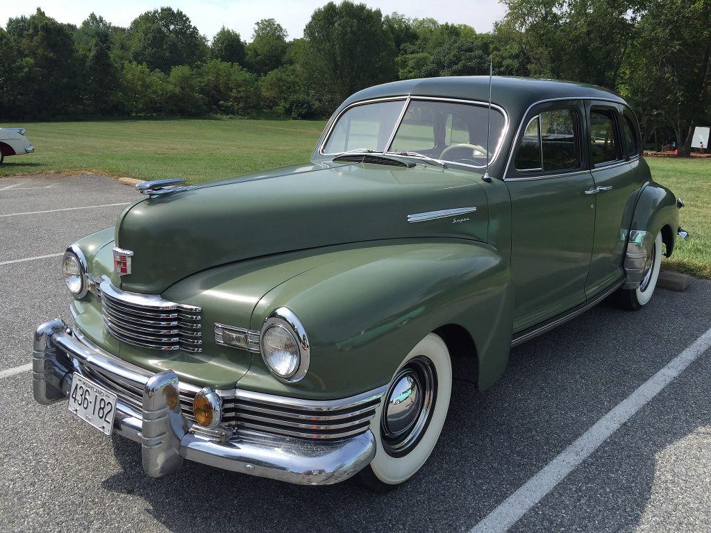 a color photograph of a Nash sedan from 1948