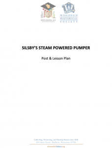 Cover of Silsby's Steam Powered Pumper Lesson Plan